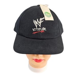 Vintage WWF Attitude “Come Get Some” Snapback Hat Cap WWE Made In‎ USA NWT RARE!